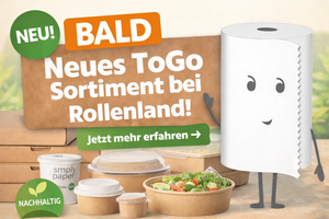 ☕ Neues ToGo Sortiment bei Rollenland – Nachhaltige Verpackungen für Gastronomie & Take-away