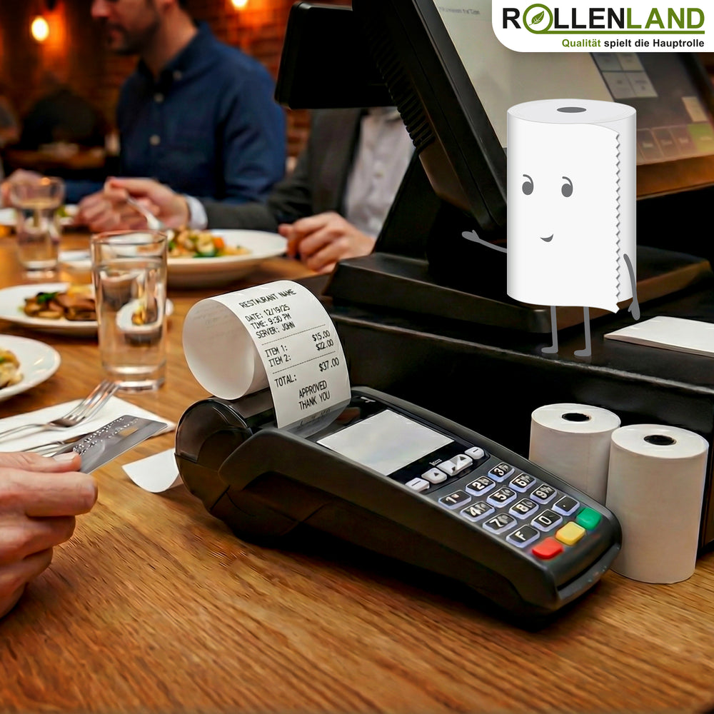 50 rouleaux EC 57x40x12, 18 m, sans bisphénol-A (BPA), sans impression de débit