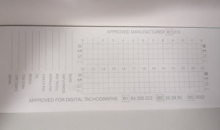 60 rouleaux de tachygraphe 57x28x8, 8 m, sans phénol (BPA,BPC,BPS)