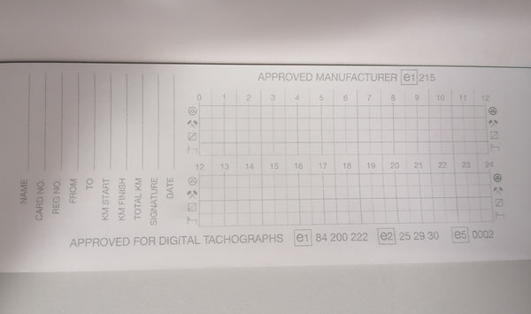 60 rouleaux de tachygraphe 57x28x8, 8 m, sans phénol (BPA,BPC,BPS)